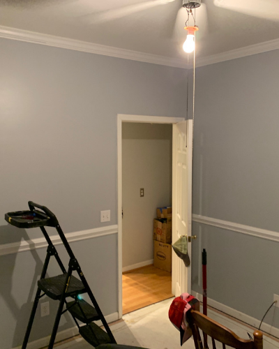 Interior room repair and paint